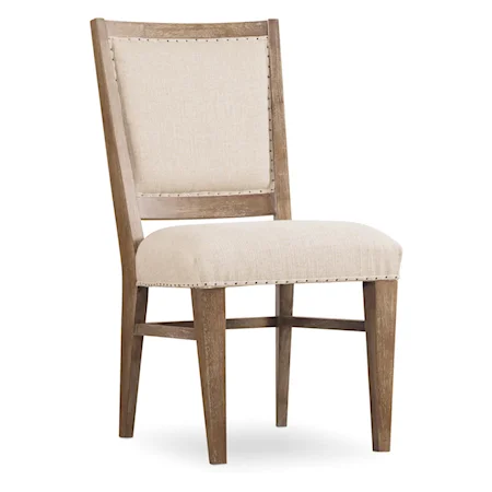Stol Upholstered Side Chair with Nailhead Trim